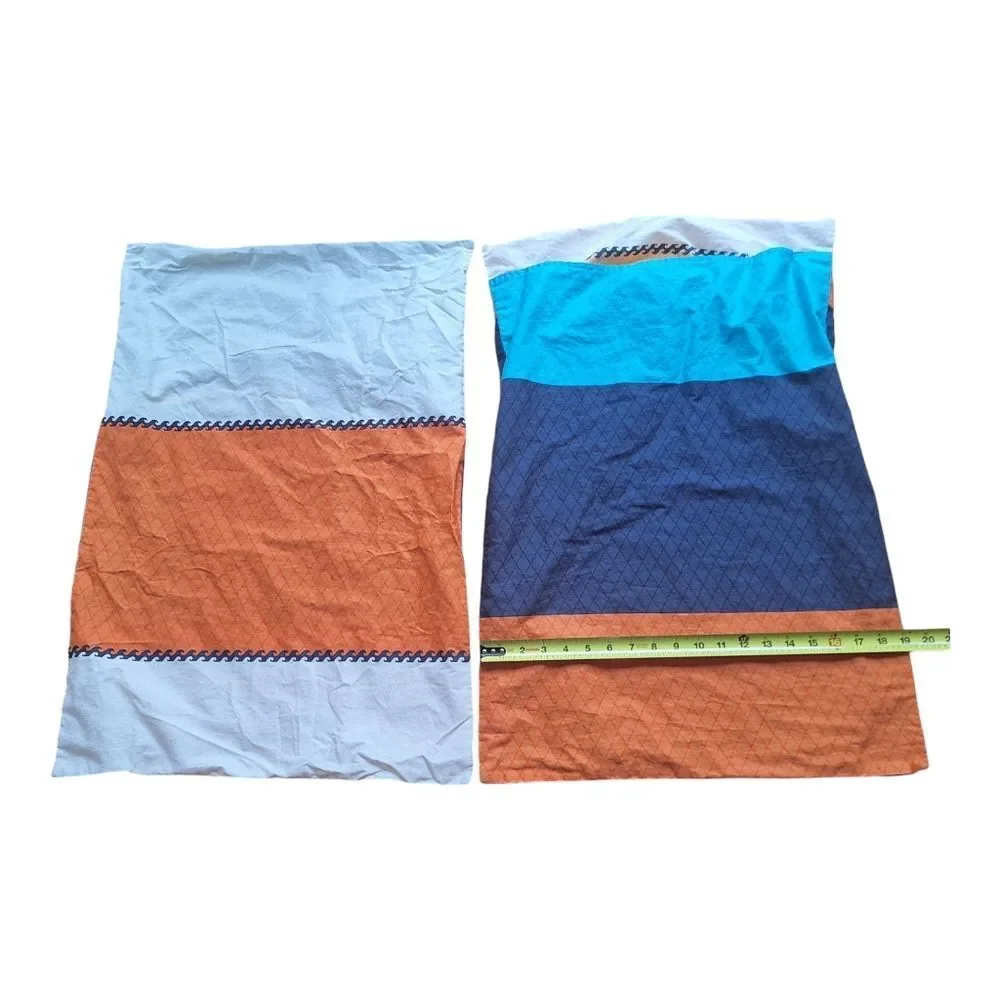 Dolce Mela 5 Piece Duvet Cover Set King 100% Cotton Nautical Colorful Coastal